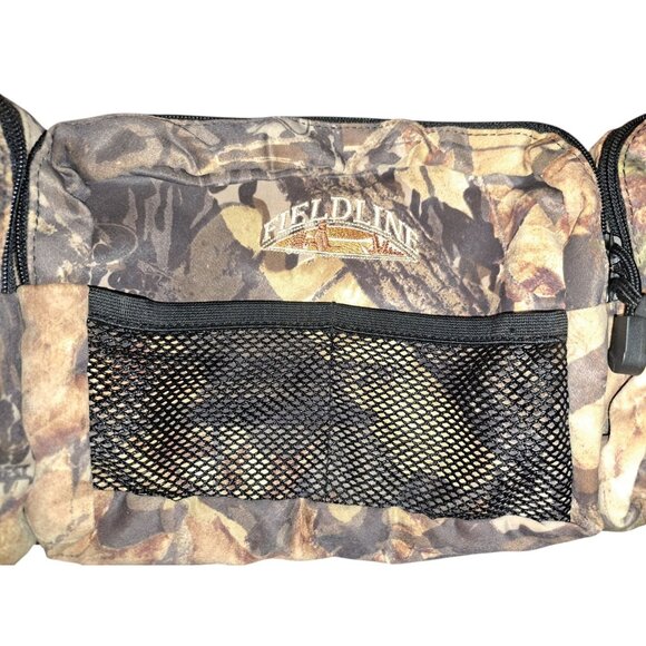 Fieldline Camo Fanny Pack Hunting Camping Hiking Waist Bag Dual Drink Holster - Picture 1 of 9